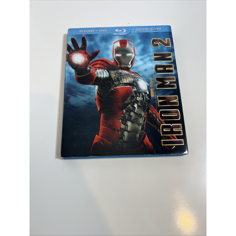 Iron Man 2 Blu-ray DVD Digital 3-Disc Combo Pack Marvel Studios Robert Downey Jr